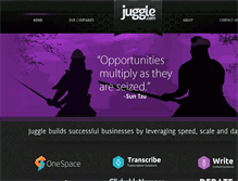 Tablet Screenshot of juggle.com